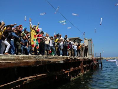 Aksi Anak-anak Palestina Sampaikan Aspirasi Lewat Surat Botol