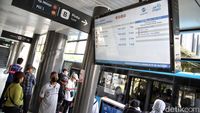 Halte TJ Senen Sentral Kembali Beroperasi, Begini Potretnya