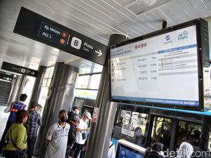 Halte TJ Senen Sentral Kembali Beroperasi, Begini Potretnya Halte TJ Senen Sentral Kembali Beroperasi, Begini Potretnya