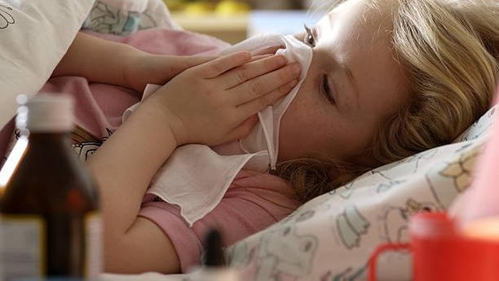 ilustrasi flu anak UK, Cornwall