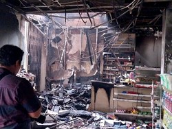 Minimarket di Darmasaba Kebakaran, Diduga Korsleting di Area Kasir