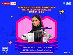 Yuk Serbu Promo Peralatan Dapur & Rumah di Live Shopping LazMall Daily