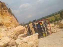 Tebing Batu di Klambu Grobogan Longsor, 2 Penambang Tewas Tertimbun