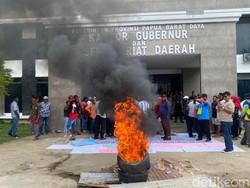 Suku Maya Geruduk Kantor Gubernur Papua Barat Daya Demo Penetapan MRP