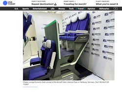 Kursi Pesawat Double Decker Diluncurkan, Penumpang Khawatir soal Kentut