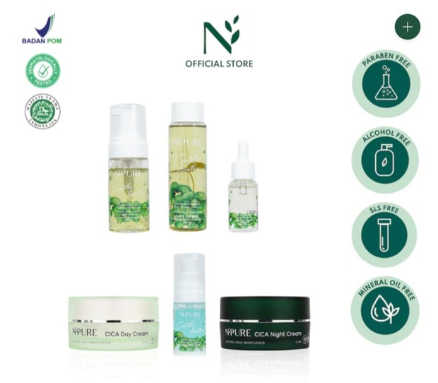Foto produk skincare Npure.