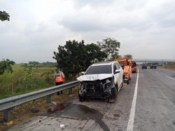 Begini Kondisi Artis Dangdut Difarina Indra Usai Kecelakaan di Tol Jombang