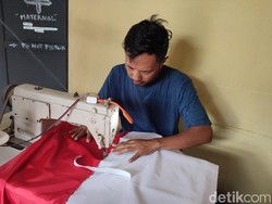 Curhat Perajin Bendera Ciamis, Dulu Beromzet Miliaran Kini Rp 50 Juta