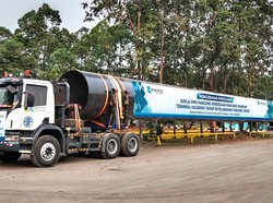 Anak Usaha KRAS Pasok Pipa Raksasa untuk Terminal Kalibaru, Begini Penampakannya