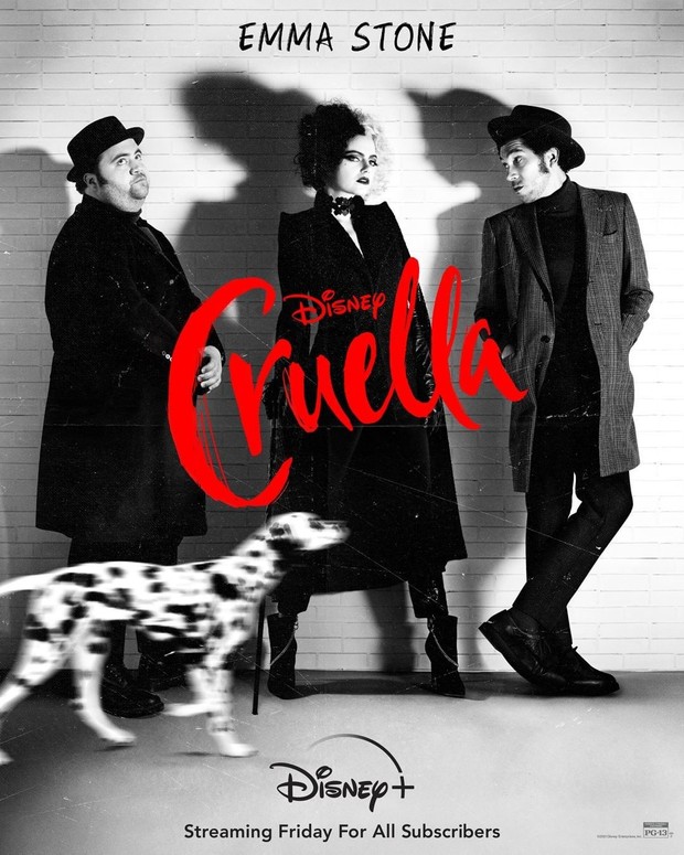 Potret poster film Cruella.