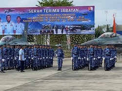 3 Pesawat Tempur Hiasi Sertijab Danlanud Iswahjudi Magetan