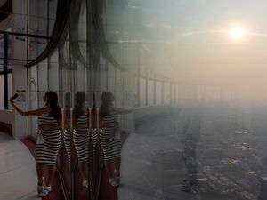 Warga Kanada Asyik Selfie Saat Kota Dikepung Asap Kebakaran Hutan