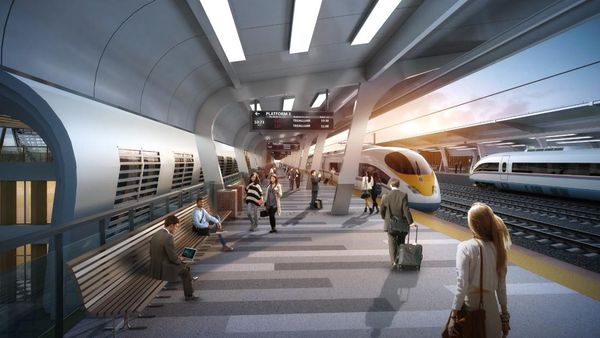Begini Desain Stasiun Kereta Cepat Jakarta-Bandung