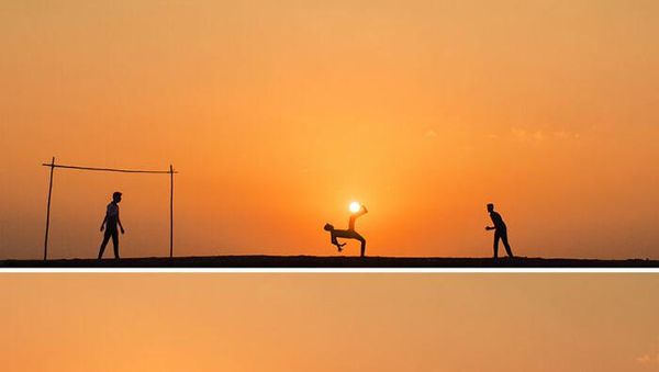 Keren! Deretan Foto Siluet Menangkap Matahari Terbenam Tanpa Photoshop