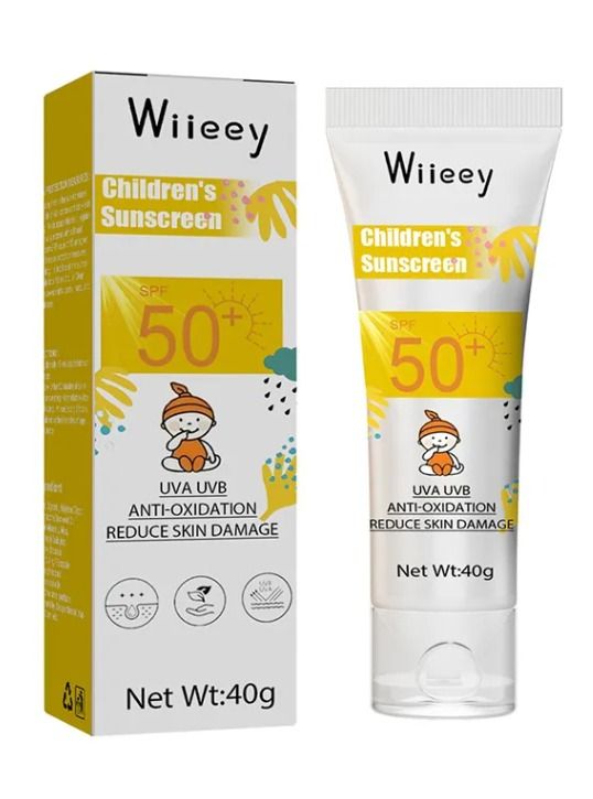 Ilustrasi Sunblock dan Sunscreen untuk Anak