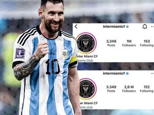 Messi Gabung, Followers IG Inter Miami Naik 1 Juta dalam Hitungan Menit Messi Gabung, Followers IG Inter Miami Naik 1 Juta dalam Hitungan Menit