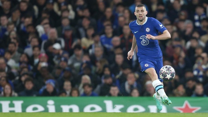 LONDON, ENGLAND - APRIL 18: Chelseas Mateo Kovacic during the UEFA Champions League quarterfinal second leg match between Chelsea FC and Real Madrid at Stamford Bridge on April 18, 2023 in London, United Kingdom. (Photo by Rob Newell - CameraSport via Getty Images)