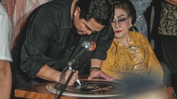 Peresmian Lokananta oleh Menteri BUMN Erick Thohir, Didampingi oleh Titiek Puspa/ Foto: instagram.com/lokanantabloc