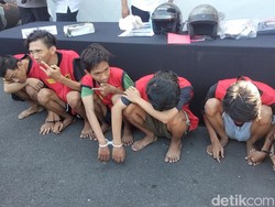 9 Pesilat di Surabaya Pengeroyok Warga di Jalan Tunjungan Ditangkap