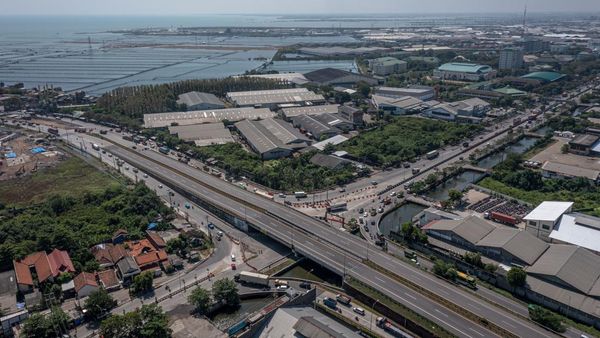 Potret Rekayasa Lalin Proyek Jalan dan Jembatan Tol Kaligawe Semarang