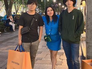 Uci Flowdea Ajak 2 Anaknya Liburan Ke-4 Negara Sekaligus Mudik ke Taiwan