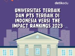 Infografis: PTN-PTS Terbaik di Indonesia Versi THE Impact Rankings 2023