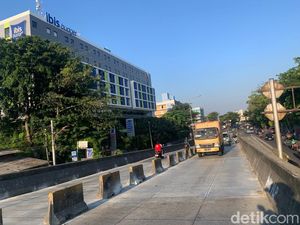 Pengecoran di Flyover Pesing Selesai, Dua Jalur Bisa Dilintasi Kendaraan