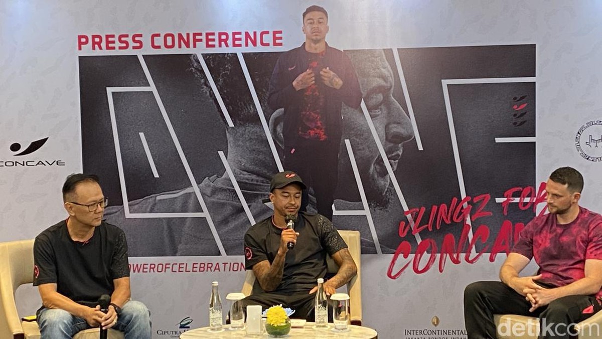 Jesse Lingard titip pesan untuk para pesepakbola muda Indonesia (Resha Pratama/detikSport)