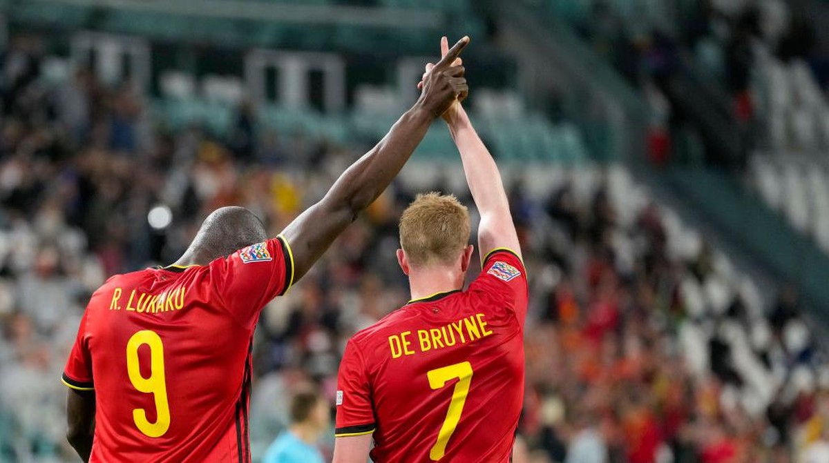 Romelu Lukaku-Kevin De Bruyne musuhan dulu di final Liga Champions (DeFodi Images via Getty Images/DeFodi Images)