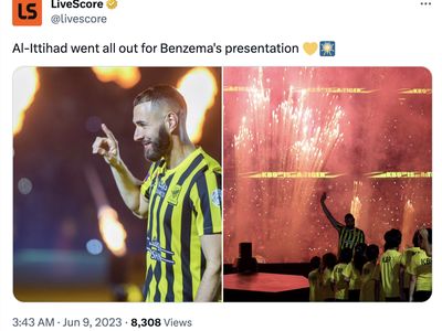 Netizen Terkesima Sambutan Spektakuler Benzema di Al Ittihad
