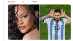 Meme Messi Gabung Inter Miami, Adu Popularitas dengan Rihanna!