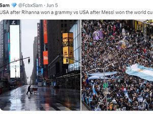Meme Messi Gabung Inter Miami, Adu Popularitas dengan Rihanna! Meme Messi Gabung Inter Miami, Adu Popularitas dengan Rihanna!