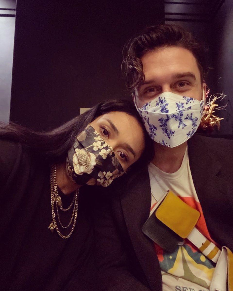 kemesraan Michael Wahr dengan Adinia Wirasti