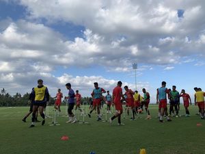Cantiknya Training Center Bali United di Pantai Purnama Cantiknya Training Center Bali United di Pantai Purnama