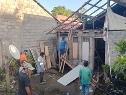 15 Rumah Warga di Minahasa Rusak Diterjang Angin Puting Beliung