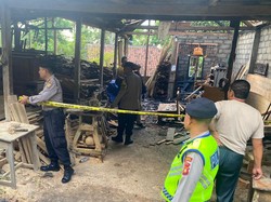 Gudang Kayu di Karangasem Hangus Terbakar Akibat Korsleting Listrik