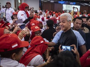 Momen Ganjar Hadiri Deklarasi Relawan Gapura Nusantara