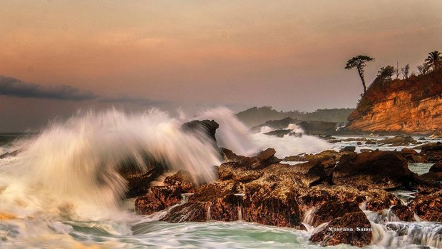 Pantai Sawarna/Foto: instagram.com/Masranasama wisata pantai Sawarna