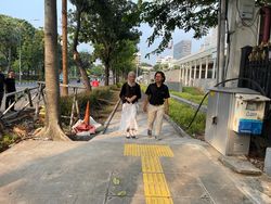 Trotoar Depan Kedubes AS Jakarta Dibuka, Merdeka Pejalan Kaki!