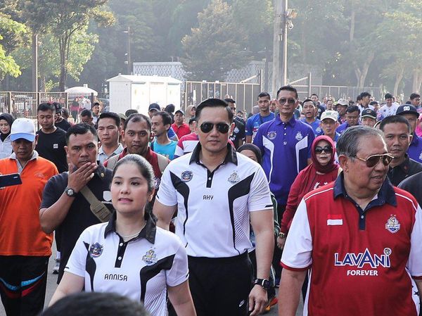 AHY hingga SBY Curi Perhatian di GBK