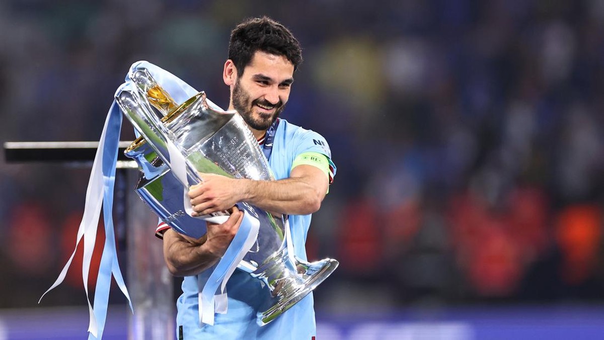 Ilkay Guendogan ke Barcelona. (Foto: Getty Images/Robbie Jay Barratt - AMA)
