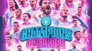 Manchester City Treble Winner, Gokil!