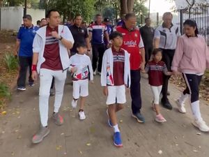 SBY, AHY dan Ibas Berada di GBK Pagi Ini, Ada Apa?