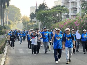 Serunya Fun Walk Bareng Keluarga di CFD Jakarta