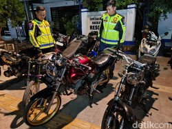 Puluhan Bocil Ngawi Terjaring Razia Balap Liar, Motor Wajib Diambil Ortu
