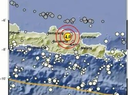 BMKG Sebut Belum Ada Gempa Susulan di Bojonegoro