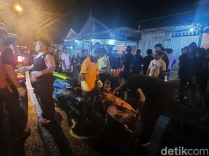 Ngebut Saat Hujan, Pemotor di Mojokerto Tewas Terjatuh Ngebut Saat Hujan, Pemotor di Mojokerto Tewas Terjatuh