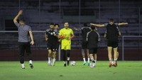 Latihan tersebut dalam rangka persiapan jelang FIFA Matchday melawan Timnas Indonesia pada Rabu (14/6/2023).  