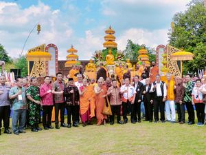 Melihat Puncak Perayaan Waisak di Candi Kedaton Jambi Melihat Puncak Perayaan Waisak di Candi Kedaton Jambi
