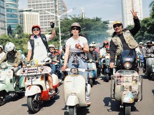 Dekjaw Traveller Vespa Bentuk Klub Motor Bareng Sintya Marisca